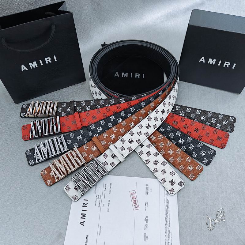 Amiri belt 38mmX90-125cm lb115